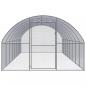 Preview: Outdoor-Hühnerstall 3x8x2 m Verzinkter Stahl