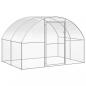 Preview: Outdoor-Hühnerstall 3x2x2 m Verzinkter Stahl