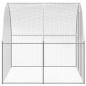 Preview: Outdoor-Hühnerstall 3x2x2 m Verzinkter Stahl