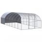 Preview: ARDEBO.de - Outdoor-Hühnerstall 3x8x2 m Verzinkter Stahl