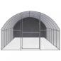Preview: Outdoor-Hühnerstall 3x8x2 m Verzinkter Stahl