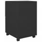Preview: Aktenschrank mit Rollen Anthrazit 39x45x67 cm Stahl
