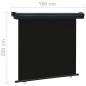 Preview: Balkon-Seitenmarkise 160 × 250 cm Schwarz