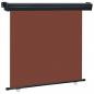 Preview: ARDEBO.de - Balkon-Seitenmarkise 160 × 250 cm Braun
