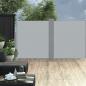 Preview: Ausziehbare Seitenmarkise Anthrazit 140 x 600 cm
