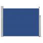 Preview: Ausziehbare Seitenmarkise 140×500 cm Blau