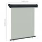 Mobile Preview: Balkon-Seitenmarkise 140 × 250 cm Grau