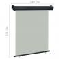 Preview: Balkon-Seitenmarkise 140 × 250 cm Grau