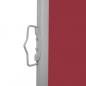 Mobile Preview: Ausziehbare Seitenmarkise 140×500 cm Rot