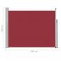 Preview: Ausziehbare Seitenmarkise 140×500 cm Rot