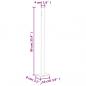 Preview: Ausziehbare Seitenmarkise 140×500 cm Rot