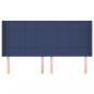 Preview: Kopfteil mit Ohren Blau 163x16x118/128 cm Stoff
