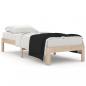 Preview: Massivholzbett 75x190 cm