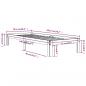 Preview: Massivholzbett 75x190 cm