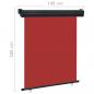Preview: Balkon-Seitenmarkise 145x250 cm Rot