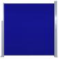 Preview: Ausziehbare Seitenmarkise 140x300 cm Blau