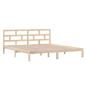 Preview: Massivholzbett Kiefer 140x190 cm