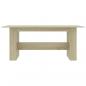 Preview: Esstisch Sonoma-Eiche 180x90x76 cm Holzwerkstoff