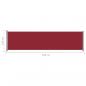 Preview: Seitenmarkise Ausziehbar 600x160 cm Rot