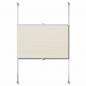 Preview: Plissee Faltrollo Rollo Plisseerollo 80x150cm Creme