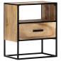 Preview: Nachttisch 40x30x50 cm Massivholz Mango