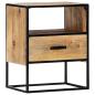 Preview: Nachttisch 40x30x50 cm Massivholz Mango