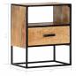 Preview: Nachttisch 40x30x50 cm Massivholz Mango