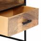 Preview: Nachttisch 40x30x50 cm Massivholz Mango