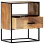 Preview: Nachttisch 40x30x50 cm Massivholz Mango