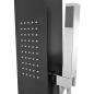 Preview: Duschpaneel-System Aluminium Mattschwarz