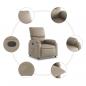 Preview: Relaxsessel Cappuccino-Braun Kunstleder