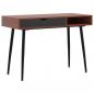 Preview: Computertisch mit Schublade Braun 110x50x75 cm Holzwerkstoff