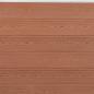 Preview: Zaunelement-Set Braun 180x186 cm WPC