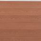 Preview: Zaunelement-Set Braun 699x186 cm WPC