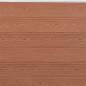 Preview: Zaunelement-Set Braun 872x186 cm WPC