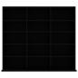 Preview: CD-Regal Schwarz 102x23x89,5 cm Holzwerkstoff