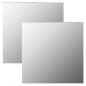 Preview: Wandspiegel 2 Stk. 40x40 cm Quadratisch Glas