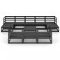 Preview: 11-tlg. Garten-Lounge-Set Massivholz Kiefer