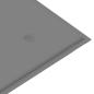 Preview: Stapelbare Gartenbank mit Auflage 128,5 cm Massivholz Teak