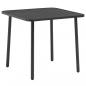 Preview: 3-tlg. Bistro-Set Stahl Dunkelgrau