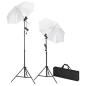 Preview: Fotostudio-Set mit Weißem Hintergrund 600×300 cm & Leuchten