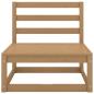Preview: 10-tlg. Garten-Lounge-Set Honigbraun Massivholz Kiefer