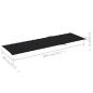 Preview: Sonnenliegen 2 Stk. mit Auflagen Massivholz Akazie