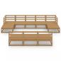 Preview: 10-tlg. Garten-Lounge-Set Massivholz Kiefer
