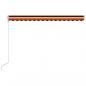 Preview: Automatisch Einziehbare Markise 400×300 cm Orange und Braun