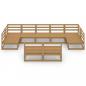 Preview: 9-tlg. Garten-Lounge-Set Massivholz Kiefer