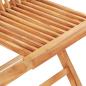 Preview: 3-tlg. Bistroset mit Taupe Kissen Massivholz Teak