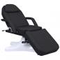 Preview: ARDEBO.de - Massagetisch Schwarz 180x62x(86,5-118) cm  