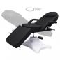 Preview: Massagetisch Schwarz 180x62x(86,5-118) cm  