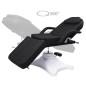 Preview: Massagetisch Schwarz 180x62x(86,5-118) cm  
